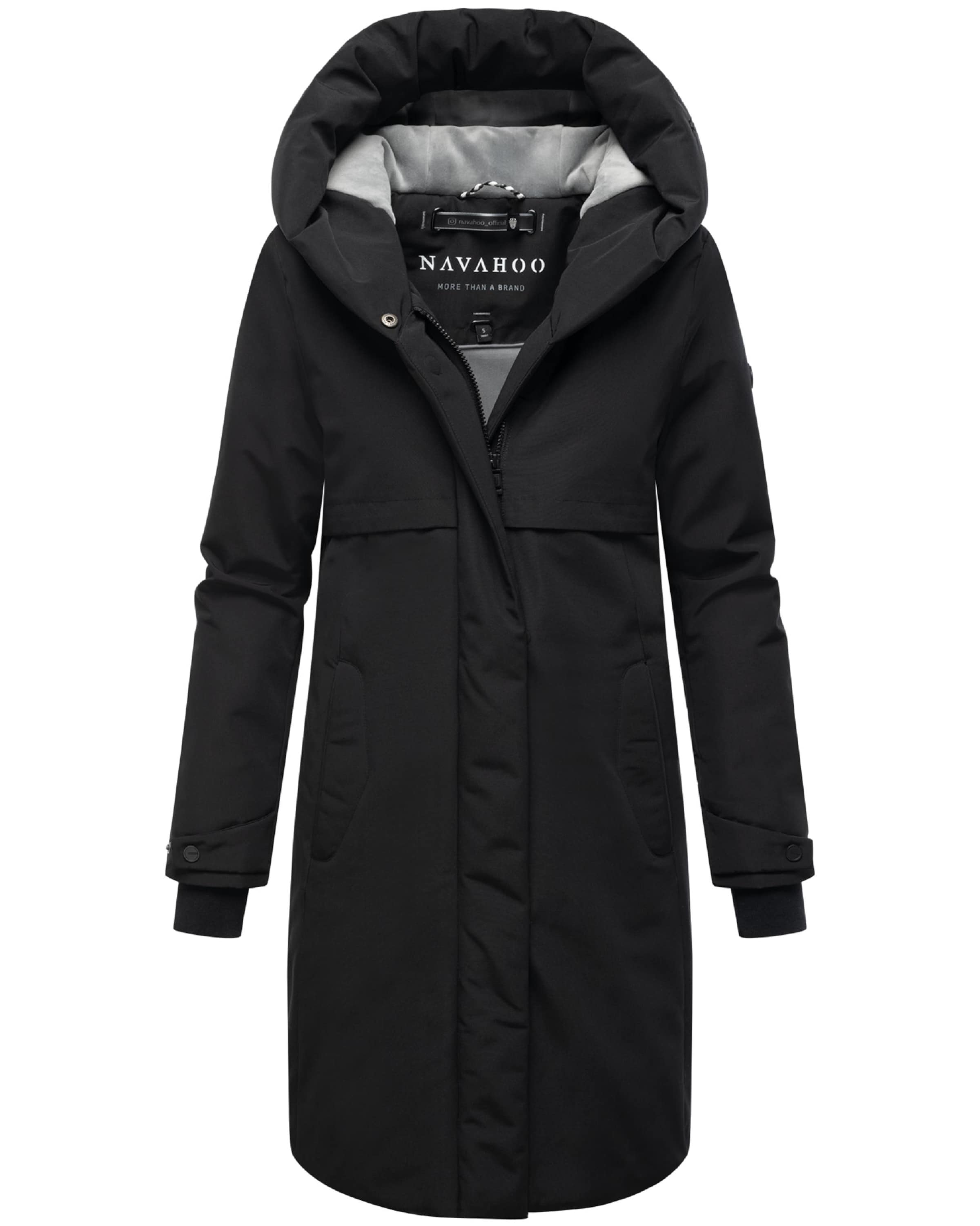 NAVAHOO Winter Coat 'Domingaa 14' in Black