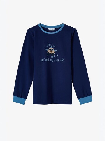 Penti Nachtkledij 'PENTI Jungen Rockstar Capy Langarm-Pyjamaset' in Blauw
