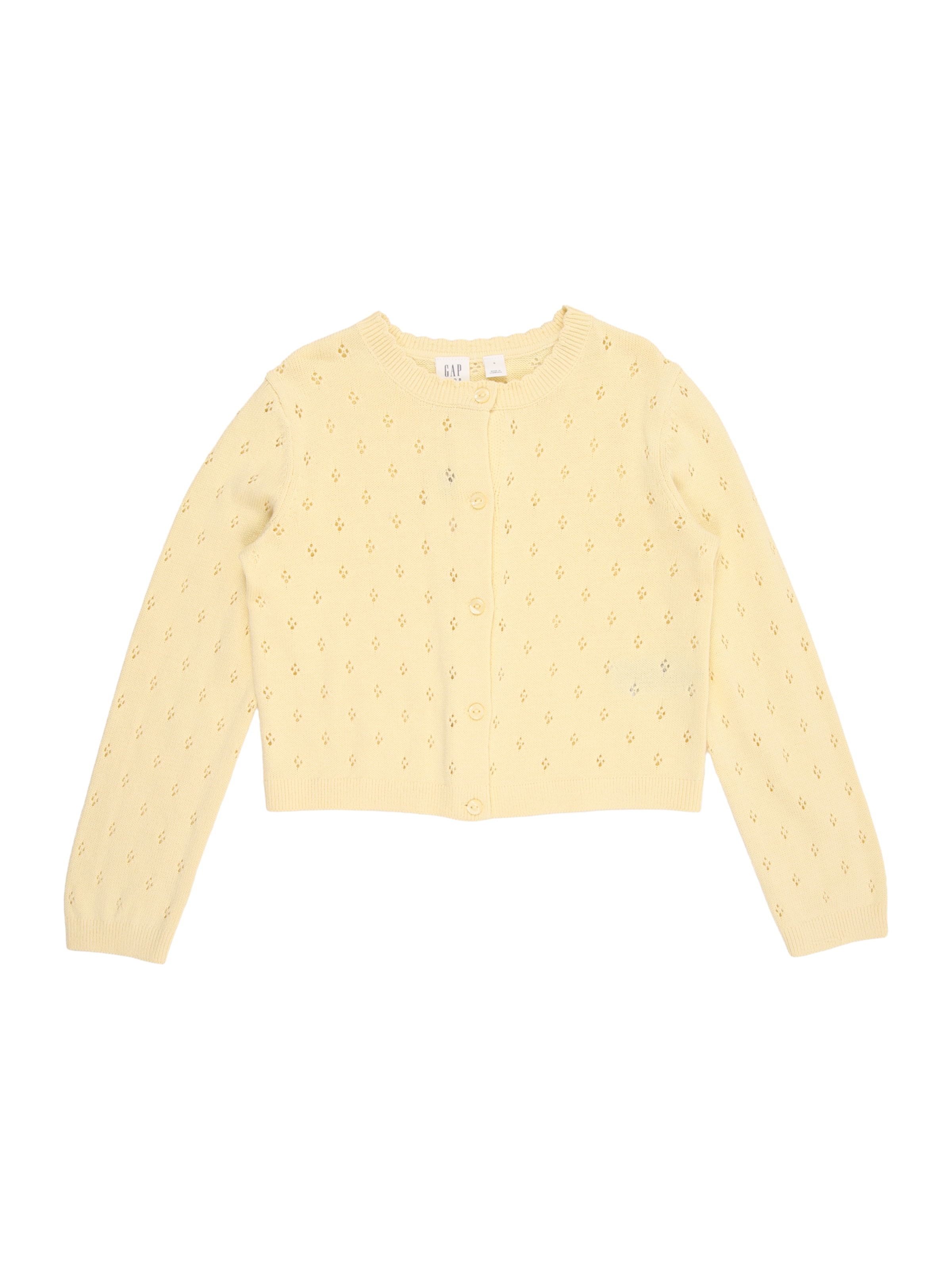 GAP Вязаная кофта в Желтый: спереди