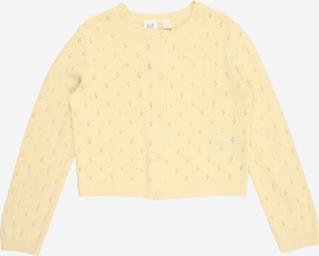GAP Вязаная кофта в Желтый: спереди
