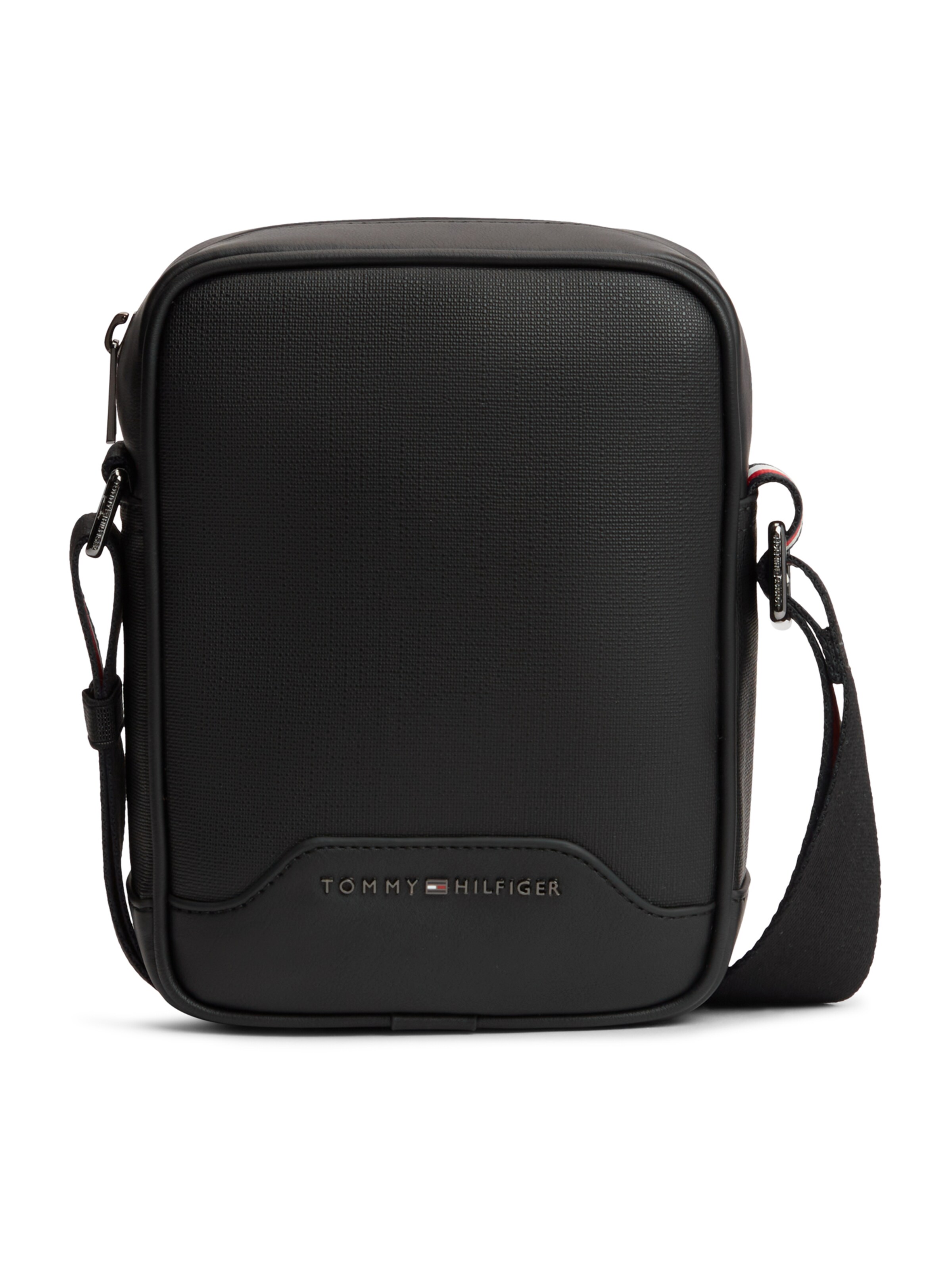 TOMMY HILFIGER Crossbody Bag in Black: front