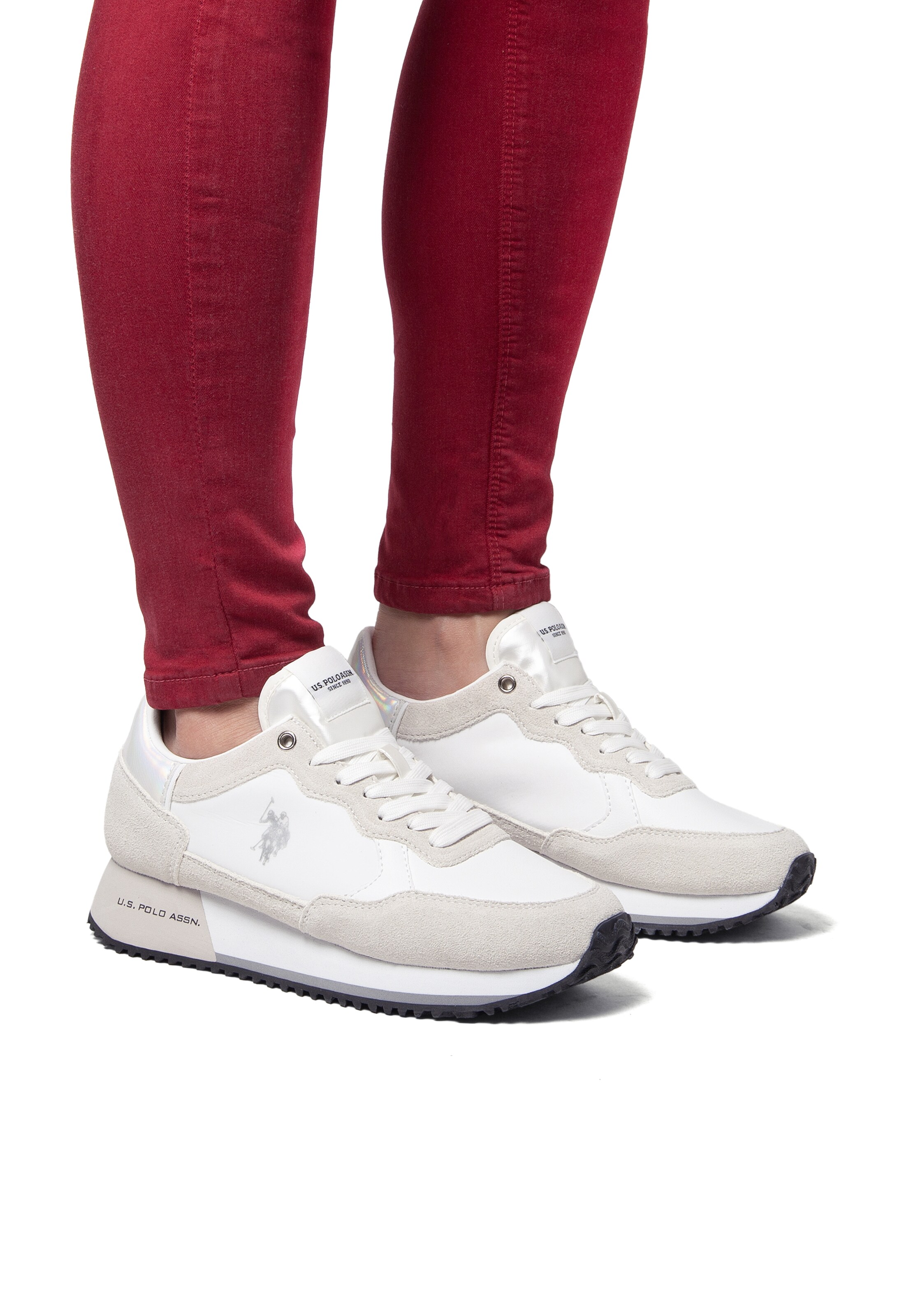 Sneaker bassa di U.S. POLO ASSN. in bianco