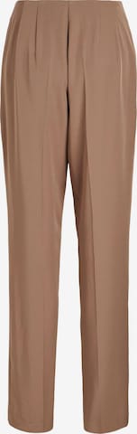 VILA Regular Pants 'SIGNA' in Brown