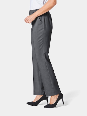 Goldner Regular Pants 'Carla' in Grey