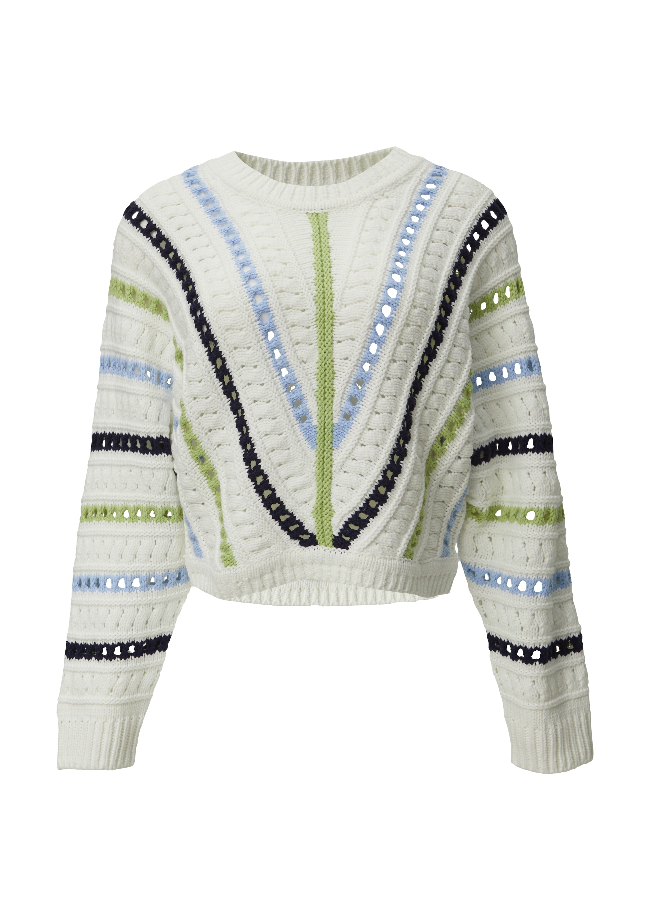 comma casual identity Pullover in Weiß: Vorderseite