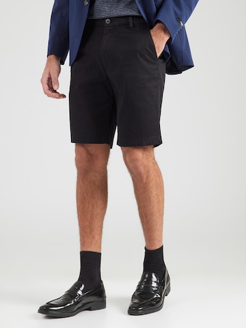 Calvin Klein Slimfit Παντελόνι τσίνο σε μαύρο: μπροστά