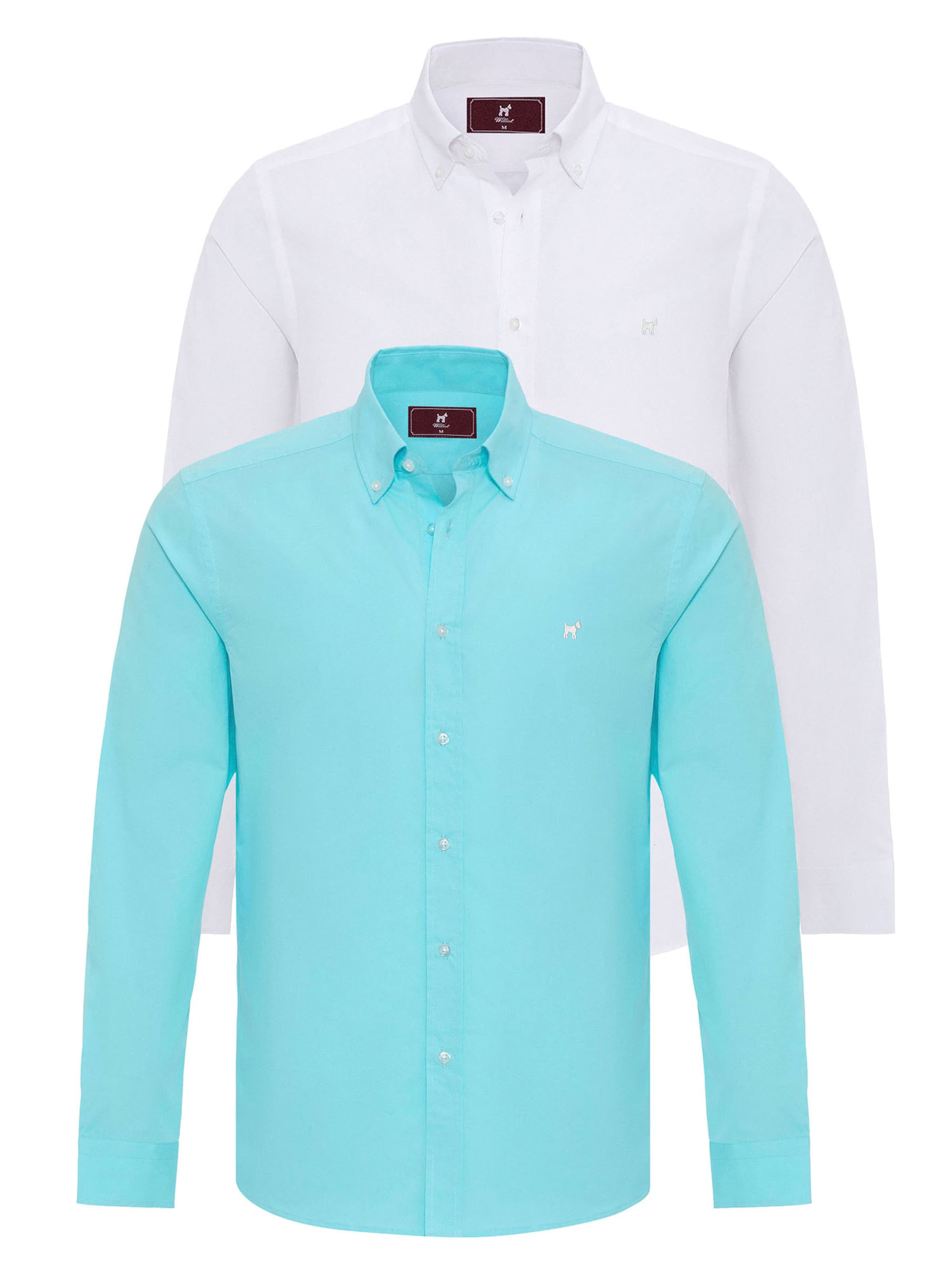 Williot Regular fit Button Up Shirt in Blue: front