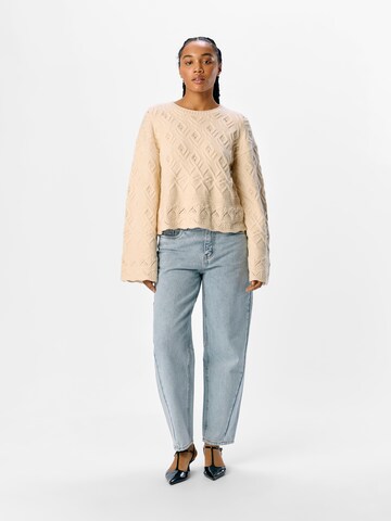 OBJECT Sweater in Beige