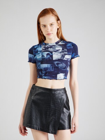 Tally Weijl Shirt in Blauw: voorkant