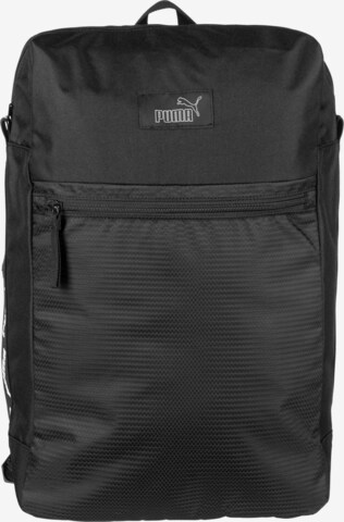 PUMA - Mochila en negro: frente