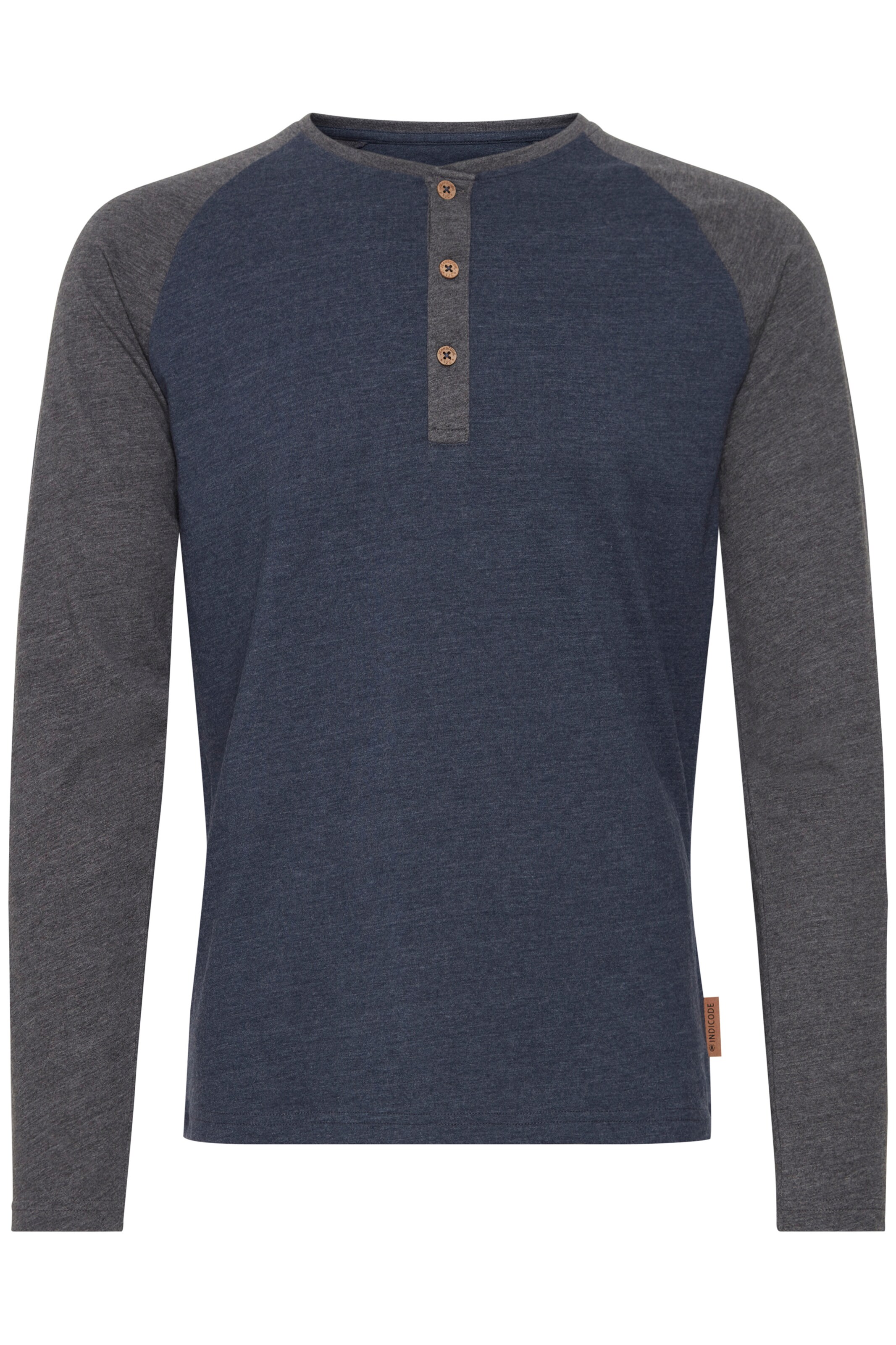 INDICODE JEANS Shirt 'Winston' in Blauw: voorkant