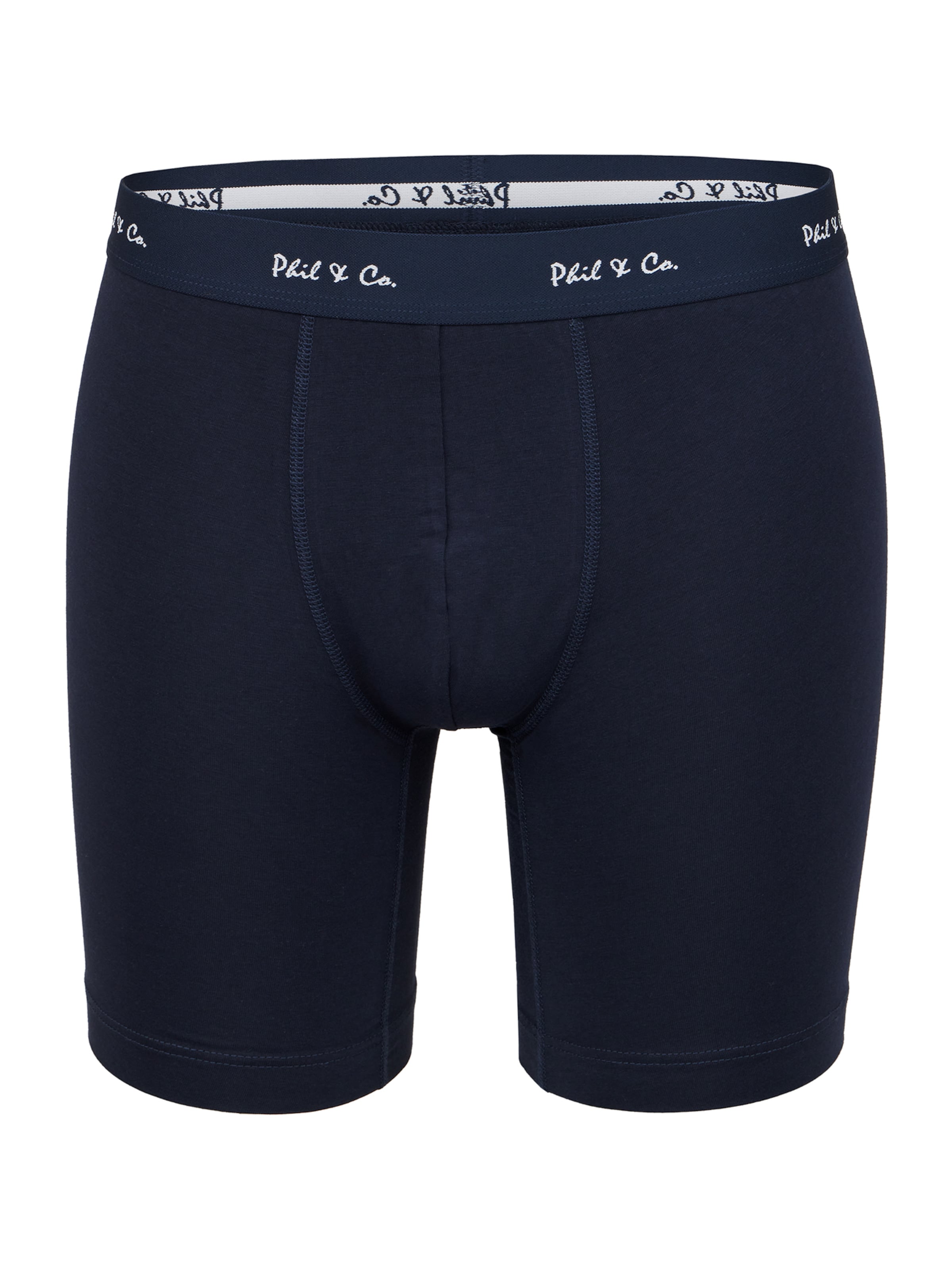 Phil & Co. Berlin Boxer shorts ' Long Boxer Briefs ' in Blue