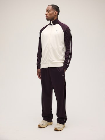 FILA Loosefit Broek 'LAVIS relaxed straight piping track pants' in Bruin