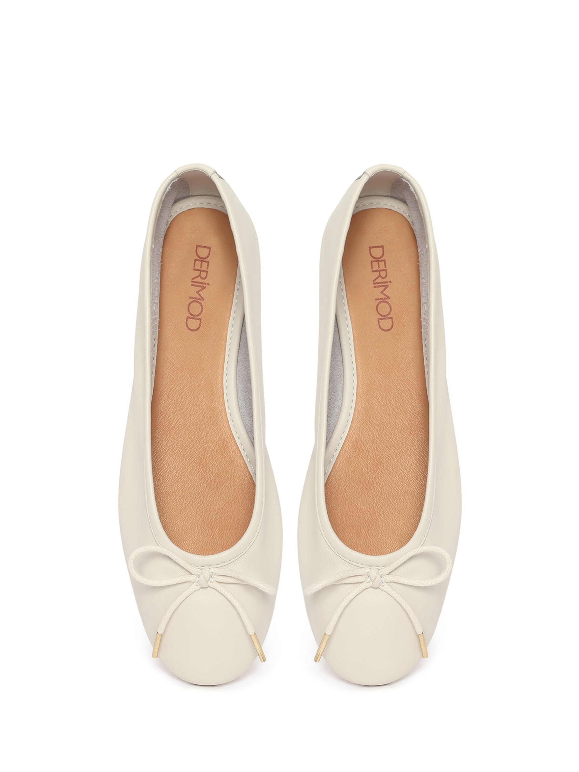 Derimod Ballet Flats in White