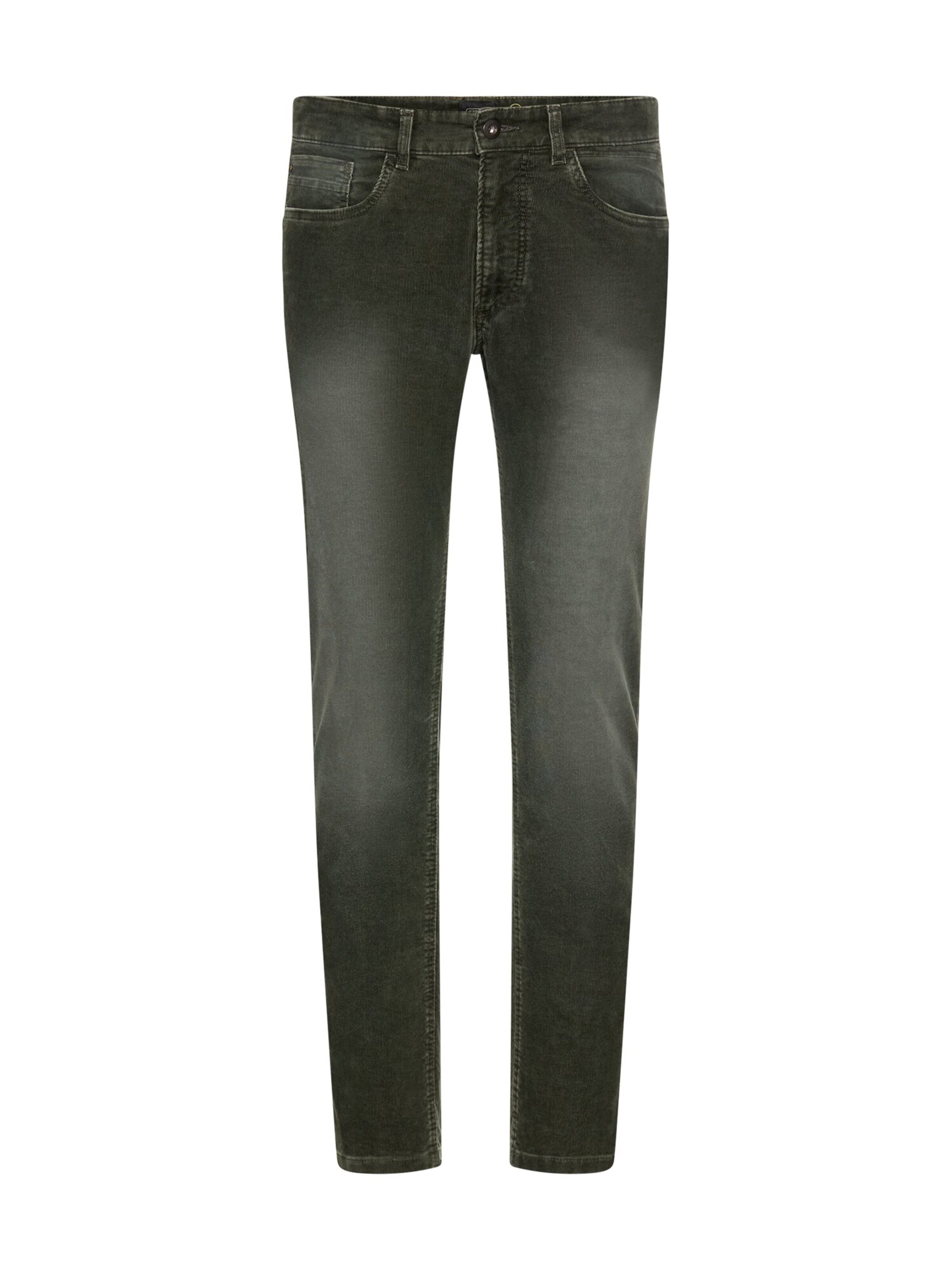 CAMEL ACTIVE Slim Fit 5-Pocket Hose in Grün: Vorderseite