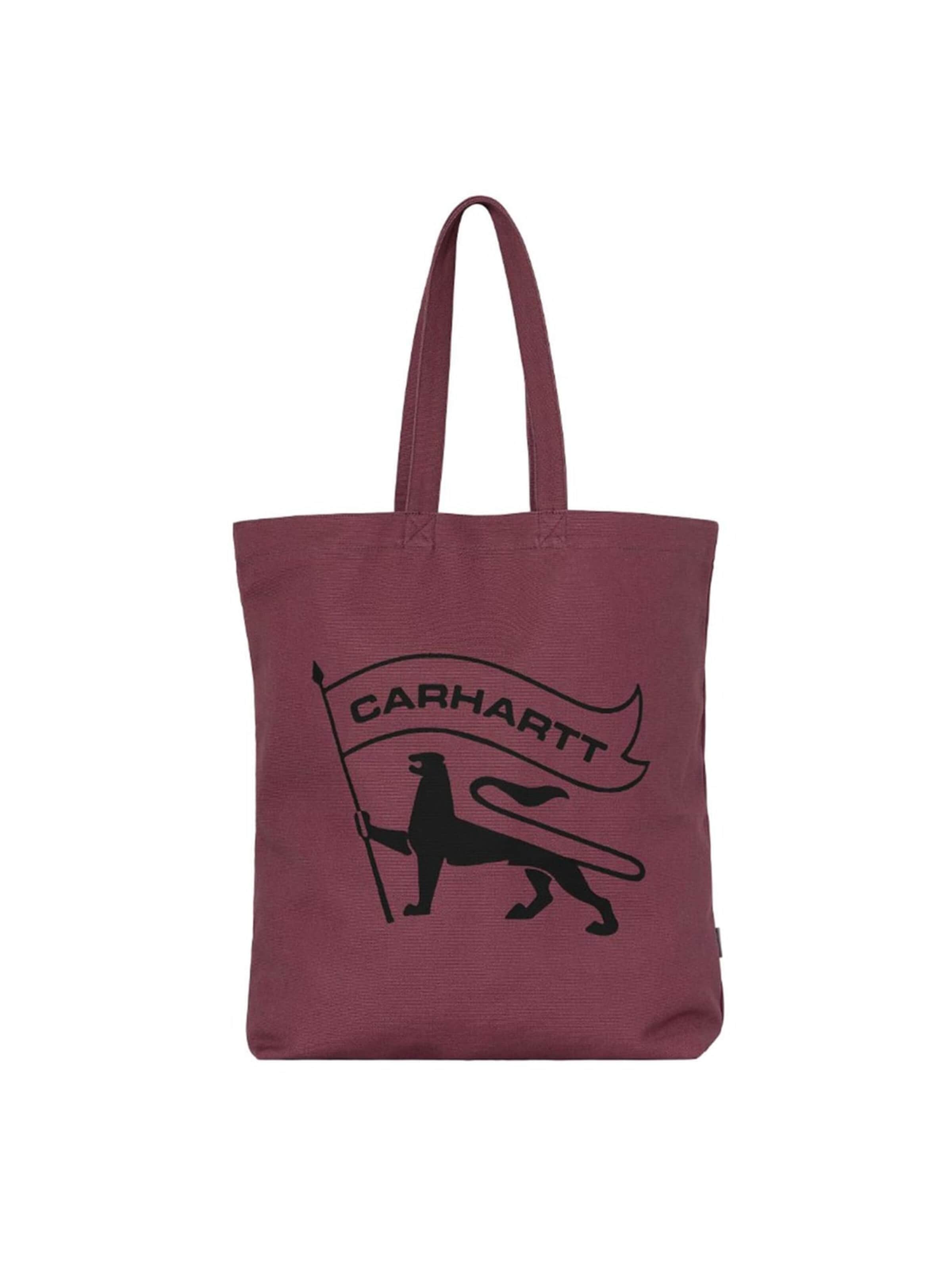 Borsa a tracolla 'Stamp Tote Dusty Fuchsia / Black' di Carhartt WIP in rosso: frontale