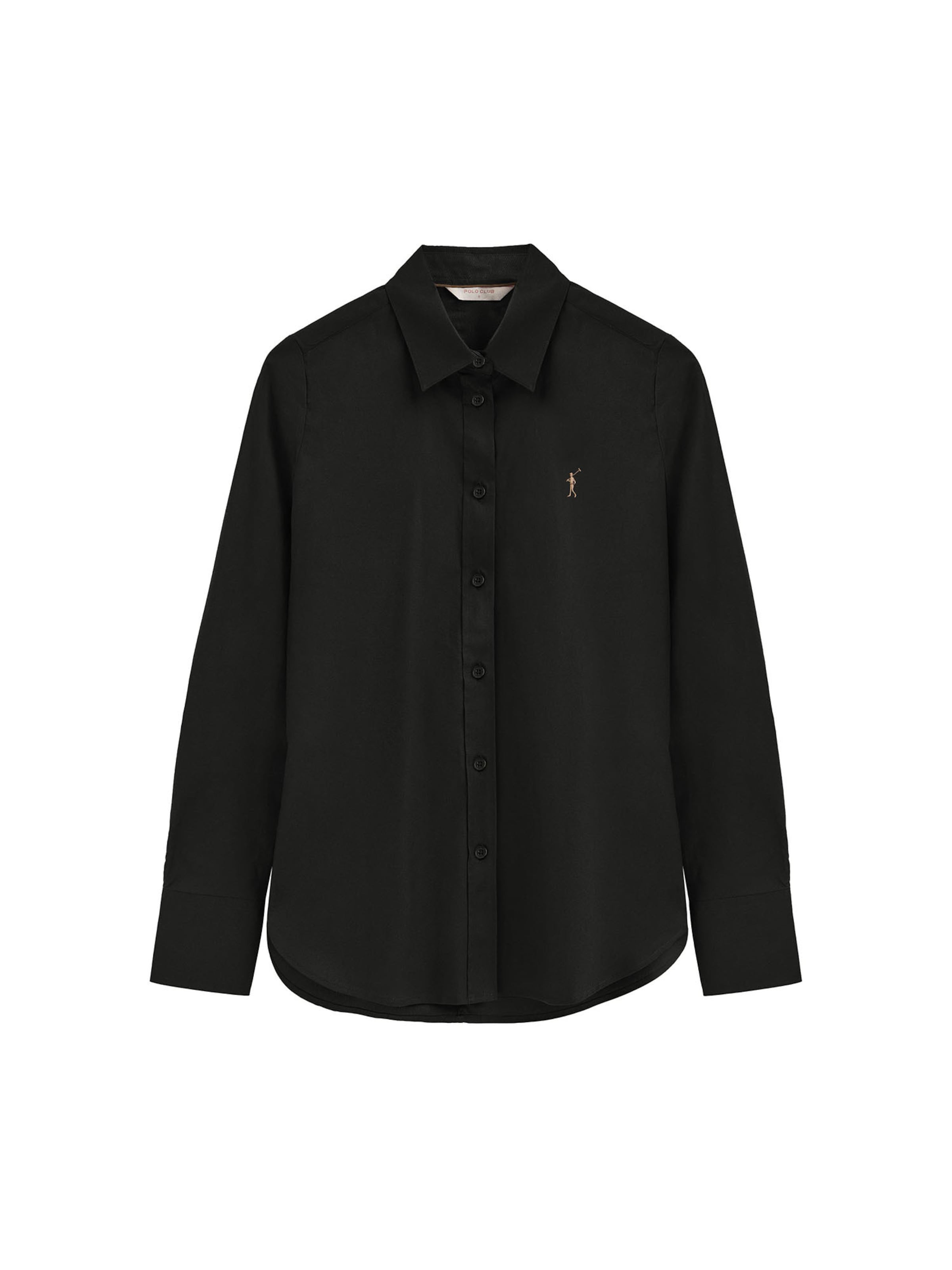 Polo Club Blouse in Black: front