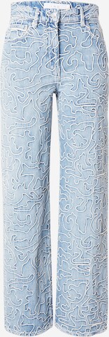 IRO Loosefit Jeans in Blauw: voorkant