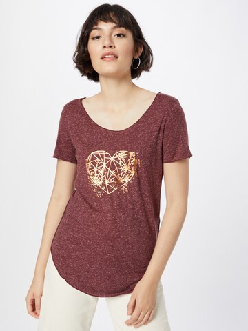 T-shirt 'LUA' VERO MODA en rouge : devant