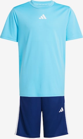 ADIDAS SPORTSWEAR Trainingsanzug 'Train Essentials' in Blau: Vorderseite