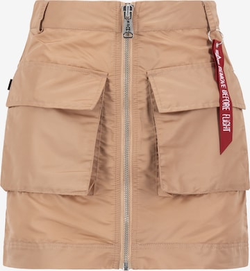 ALPHA INDUSTRIES Юбка в Оранжевый: спереди