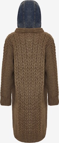 RISA Knit Cardigan in Brown