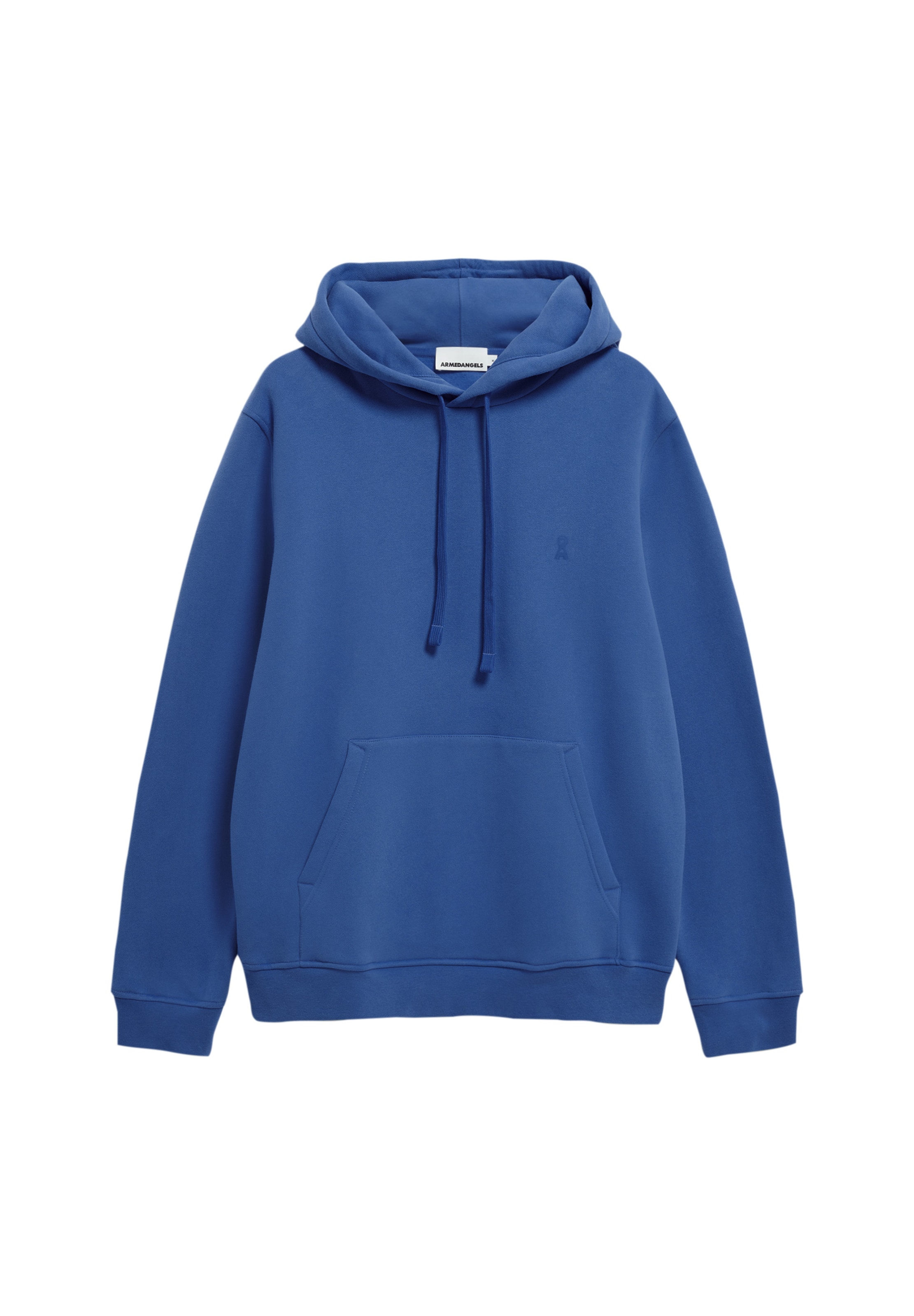 ARMEDANGELS Pullover PAARLO FLEECE HOODIE in Blau: Vorderseite