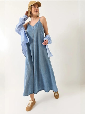 Bianco Lucci Jurk in Blauw