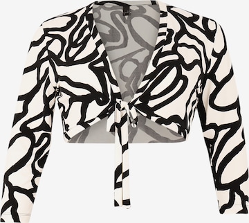 YOEK Bolero in Beige: front
