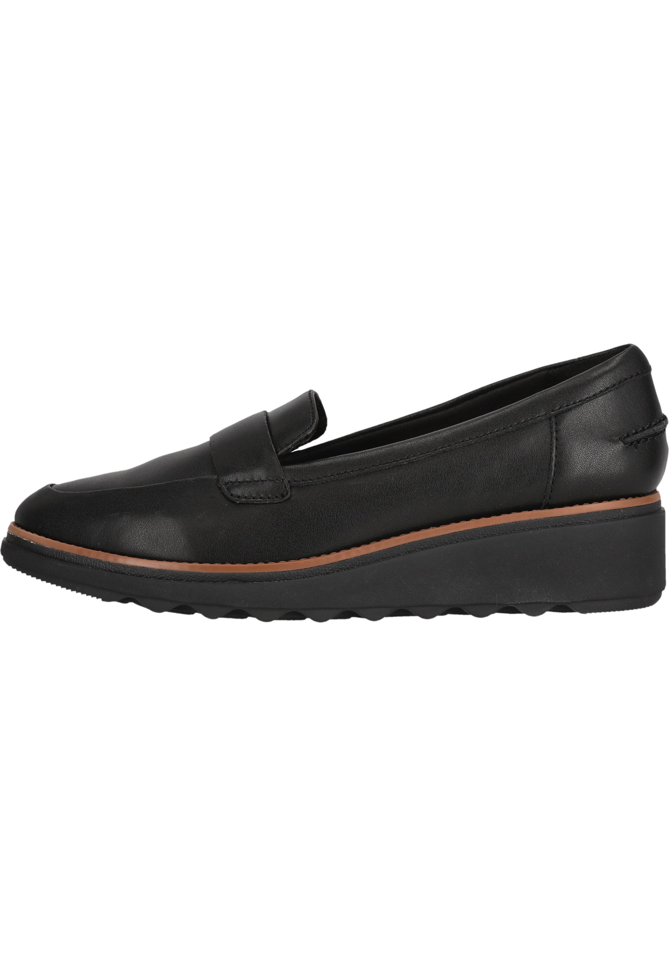 CLARKS Slipper 'Sharon Gracie' in Schwarz