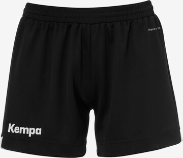 KEMPA Regular Workout Pants in Black: front