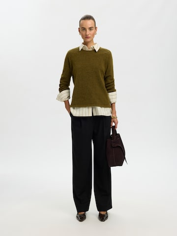 SELECTED Pullover 'SLWLULU' i grøn