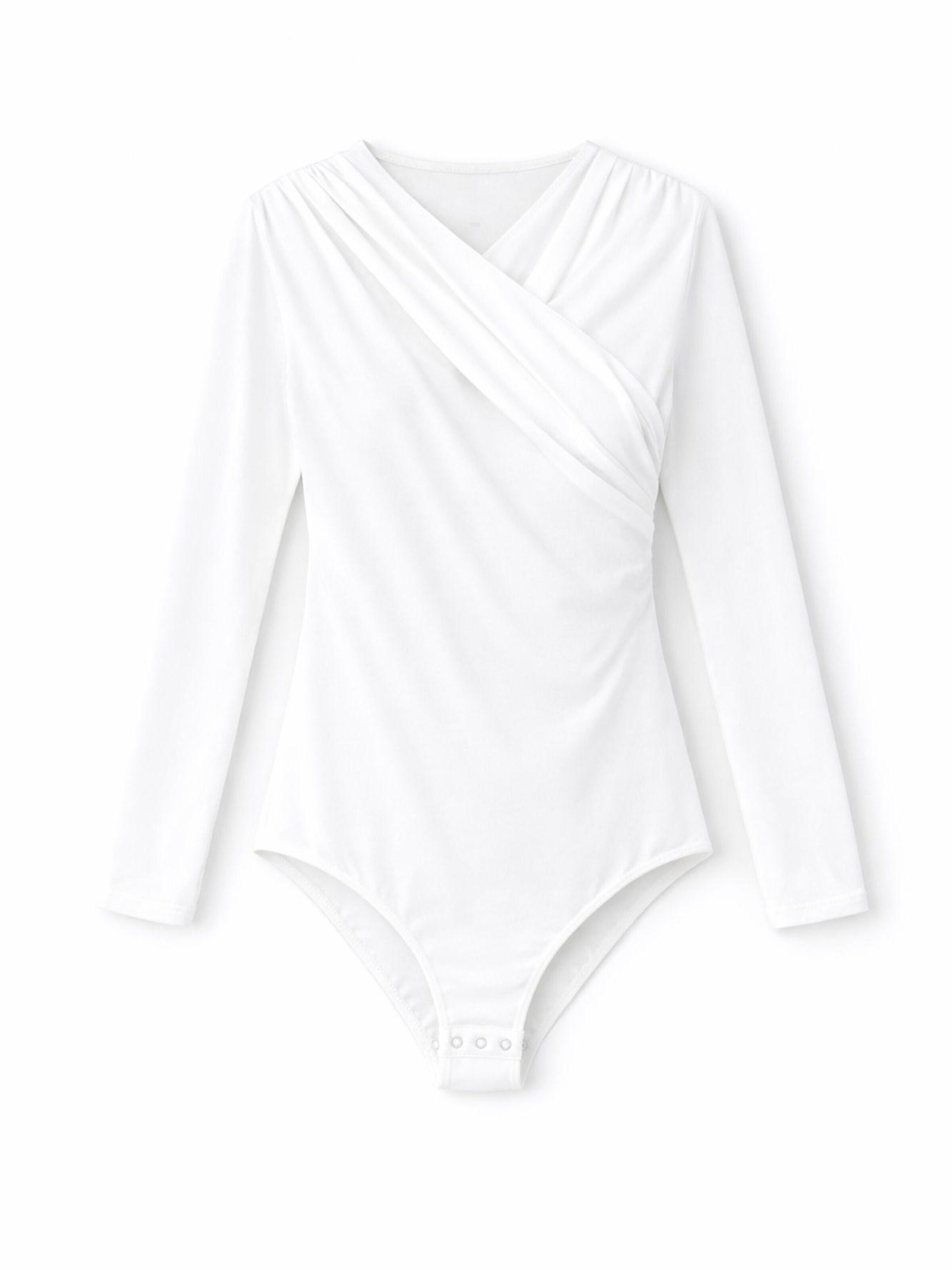 Body 'Draped Bodysuit' Touché Privé en beige