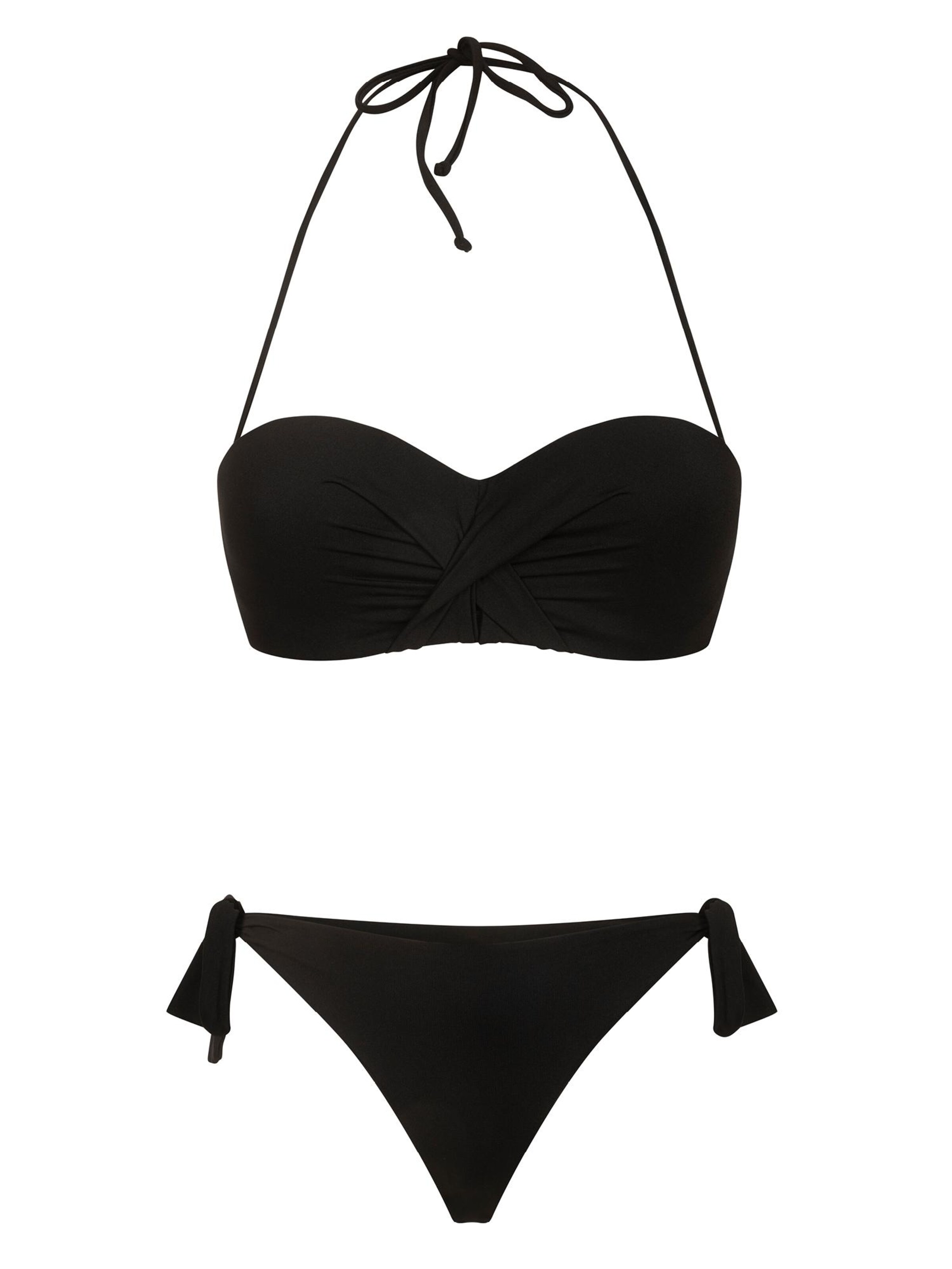 Bikinville - Balconet Bikini 'Iris' en negro