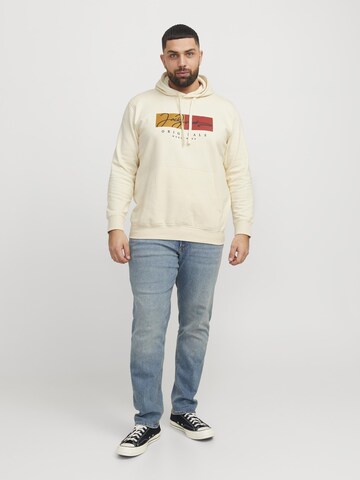 Sweat-shirt 'JORFrederiksberg' Jack & Jones Plus en blanc
