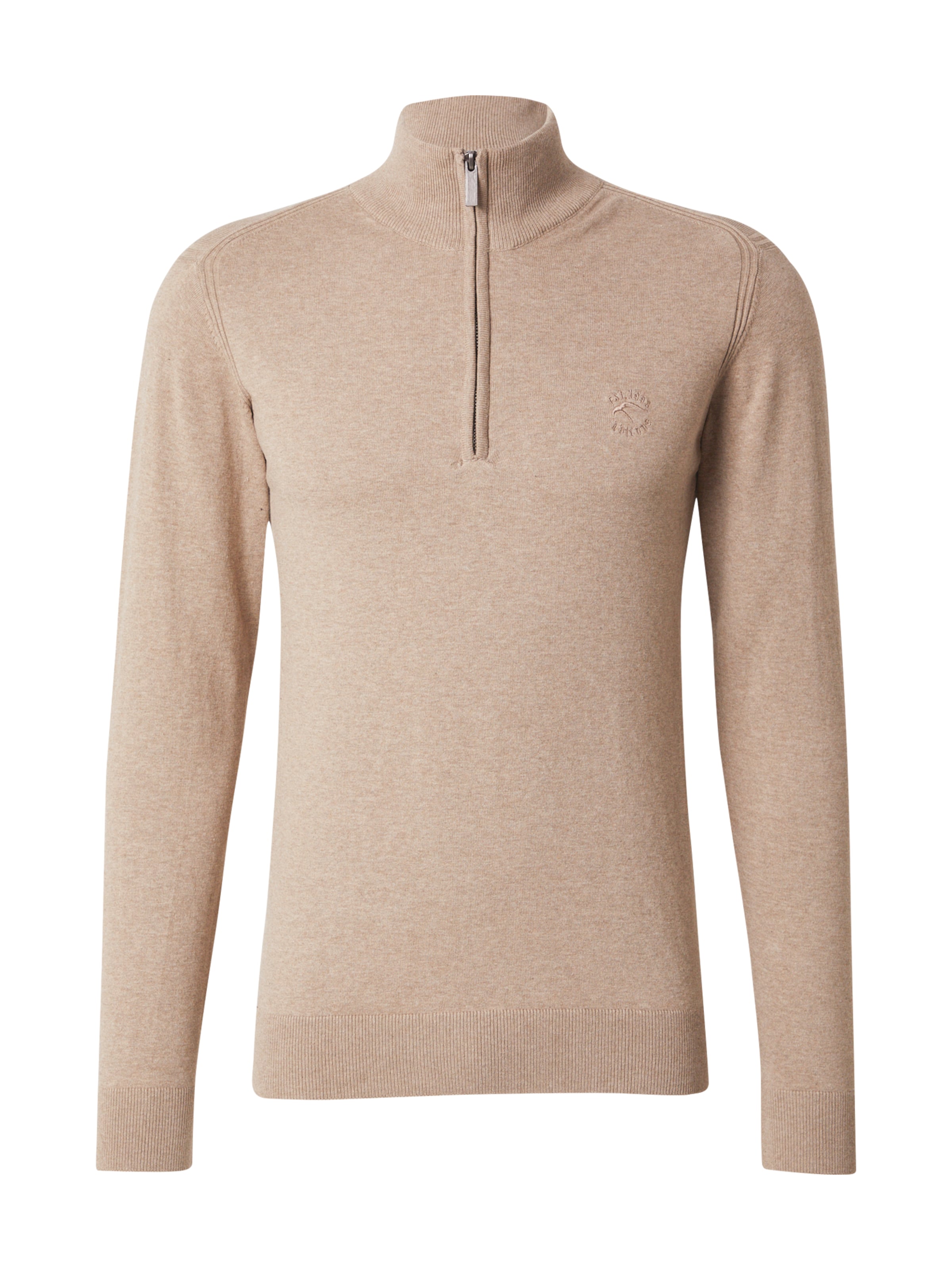 INDICODE JEANS Pullover 'Liliamos' in Beige: Vorderseite