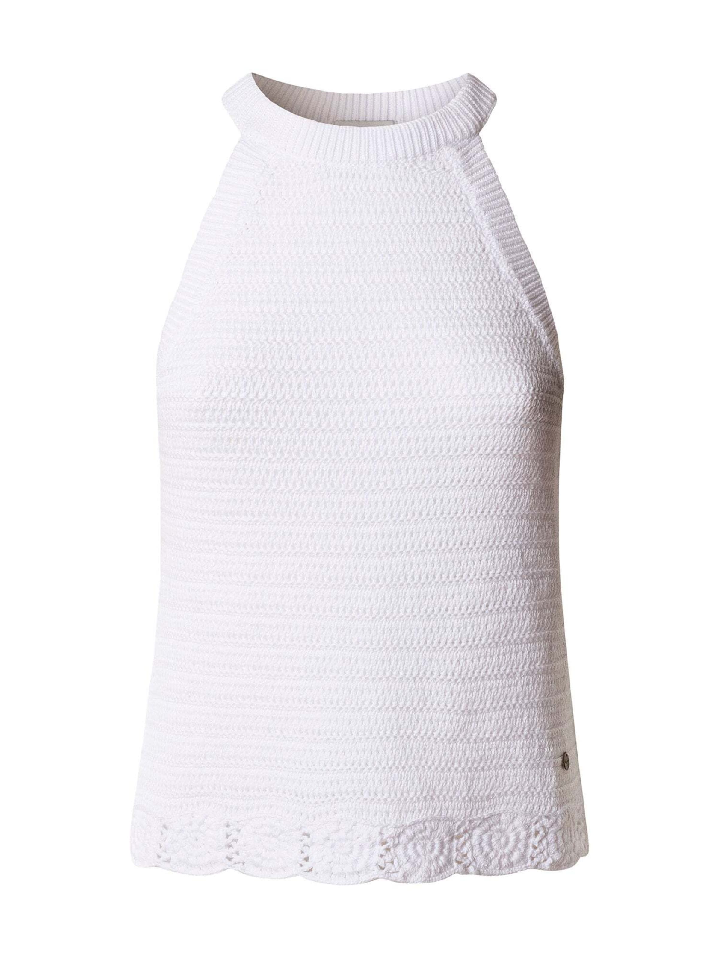 Tops en tricot 'Kinah' Pepe Jeans en blanc : devant