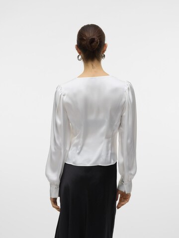 VERO MODA Bluse 'Rikke' i hvid