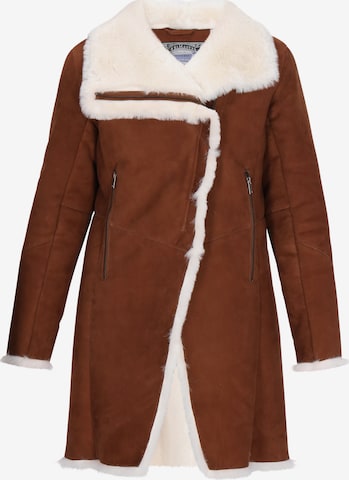 Cappotto di mezza stagione di DreiMaster Vintage in marrone: frontale