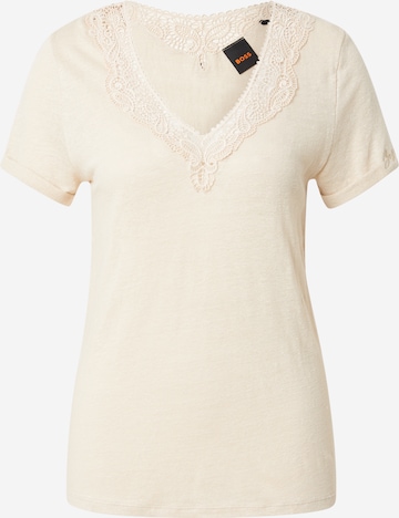 BOSS Shirts 'Elaria' i beige: forside