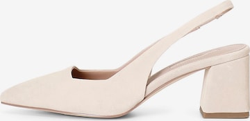 CAFè NOIR Décolleté in Beige: Vorderseite