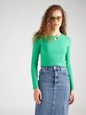 VERO MODA Μπλουζάκι 'VICarina' σε πράσινο: μπροστά
