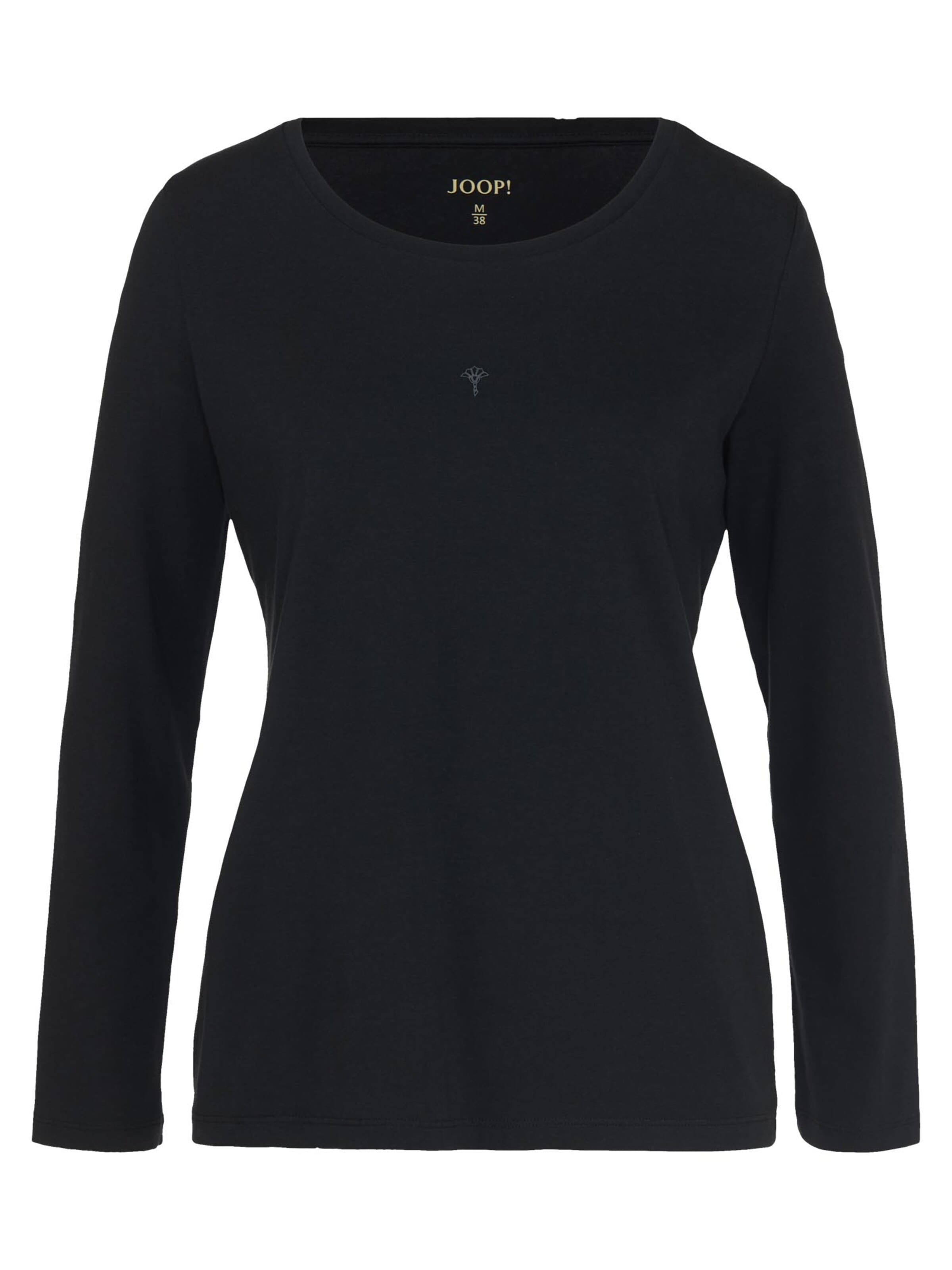 JOOP! Schlafshirt 'Cosy'‌‌‌ in Schwarz: Vorderseite
