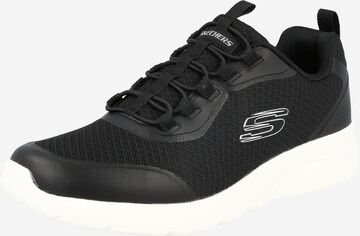 Sneaker low 'Dynamight' de la SKECHERS pe negru: față
