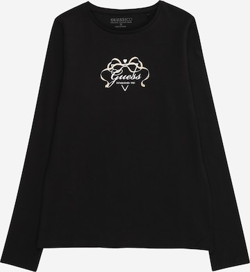 Maglietta di GUESS in nero: frontale