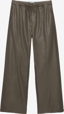 Pull&Bear Loosefit Housut värissä vihreä: etupuoli