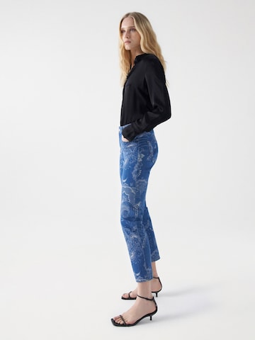 Coupe slim Jean Salsa Jeans en bleu