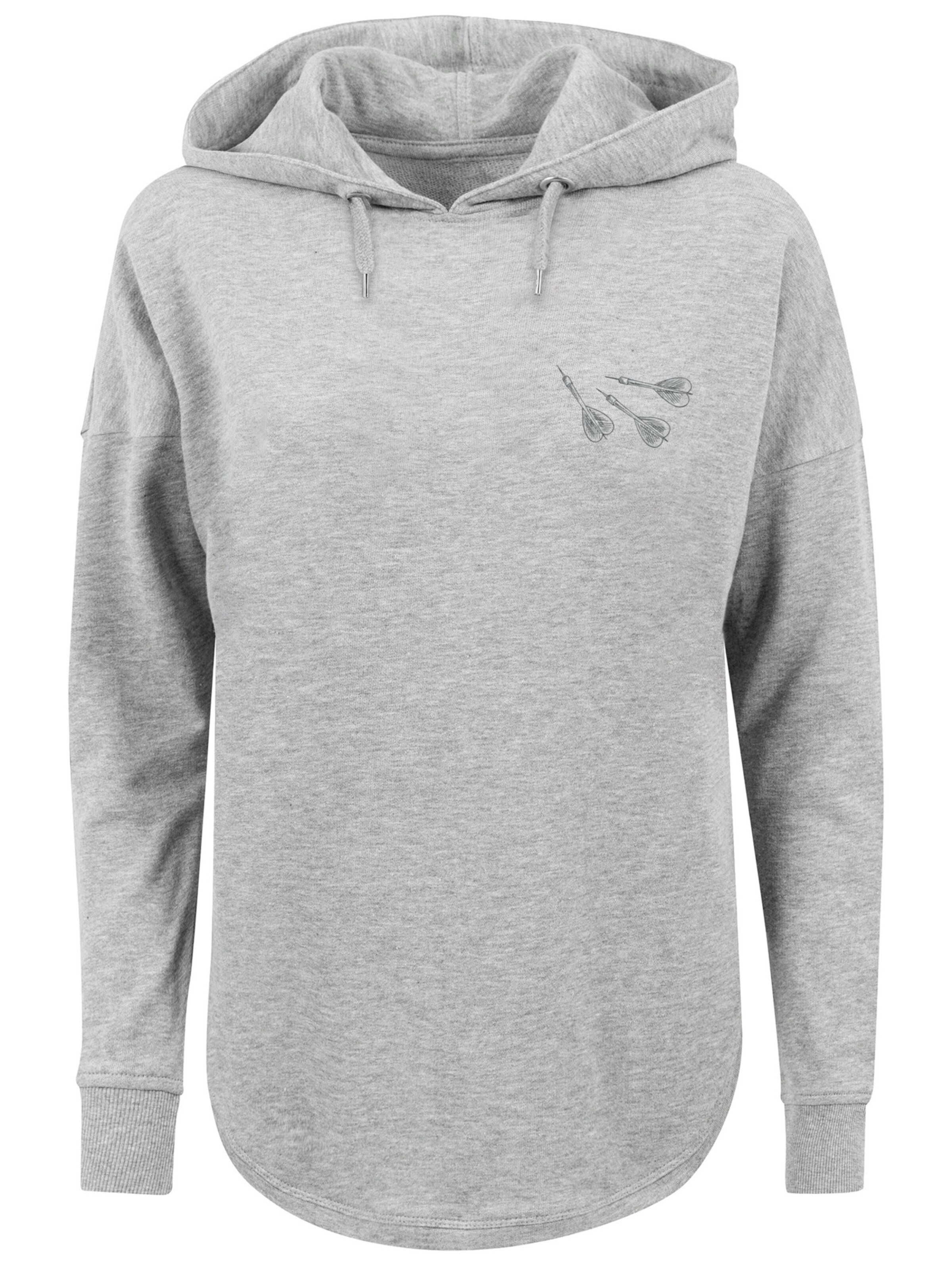 F4NT4STIC Sweatshirt in Grijs: voorkant