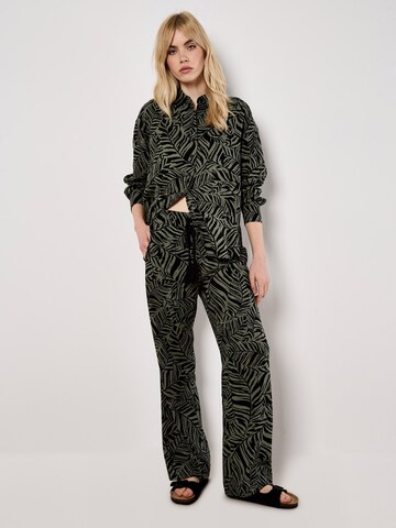 Wide Leg Pantalon ' ' Apricot en vert : devant