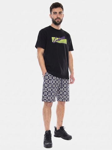 HUF Baggy Broek 'Atelier Easy Shorts' in Blauw: voorkant